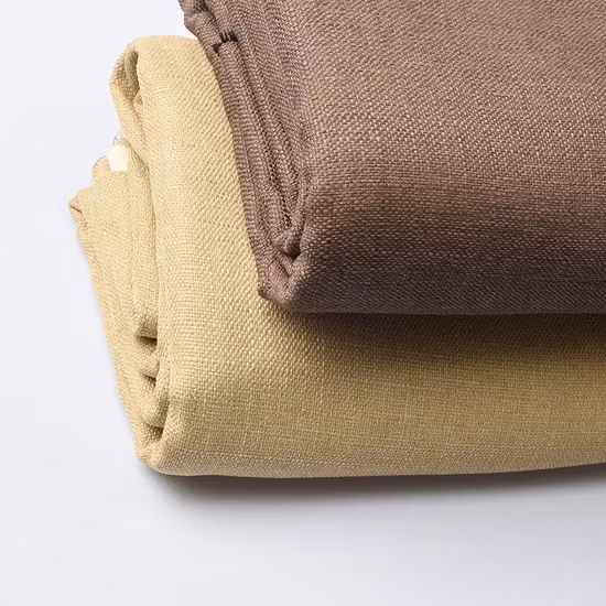 Tissu imitation lin multicolore, nouveau design, bon marché, largeur personnalisée, effet flammé, pour canapé et coussin