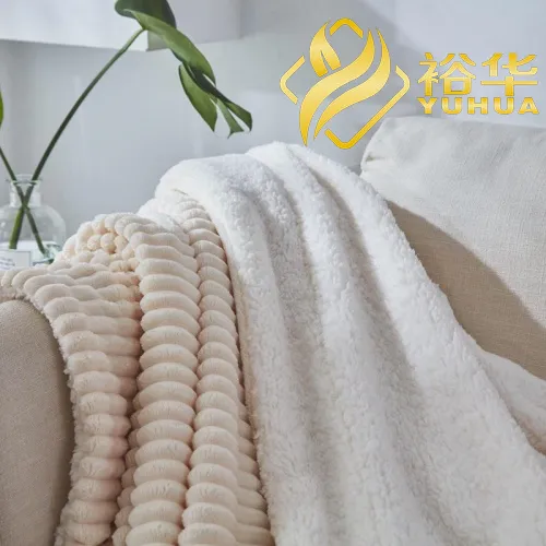 Tissu Minky Velboa en polyester ultra doux et soie unie, nouveau style