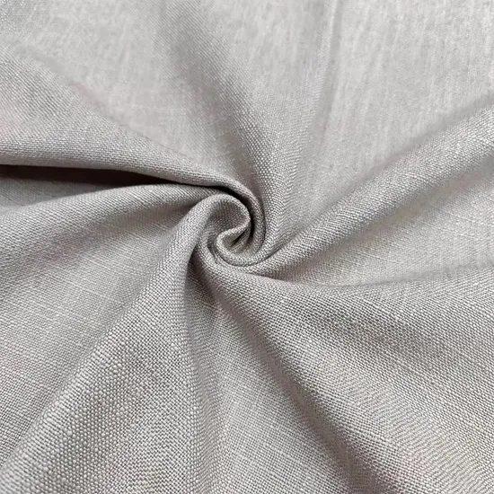 Rideaux de fenêtre tendance en polyester transparent, personnalisables, occultants, imitation lin, pour salon