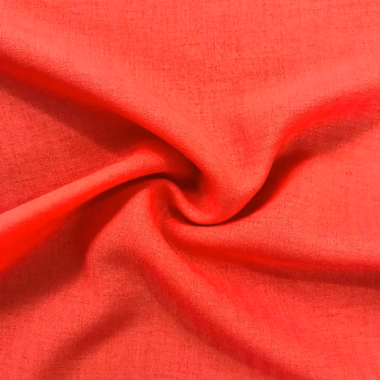 Tissu polyester aspect lin à chevrons pour vêtements