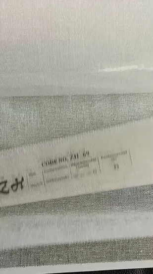 Tissu transparent pour rideaux de grande largeur, aspect lin de bonne qualité