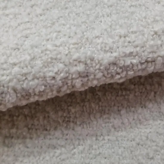 Tissu d'ameublement en laine bouclée de luxe, de bonne qualité