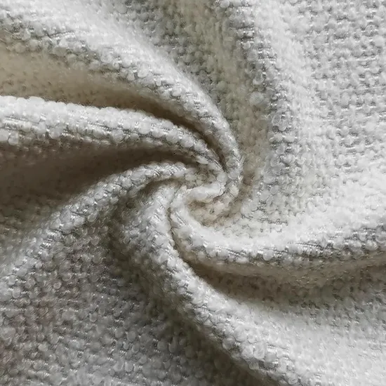 Fournisseur chinois, produit à succès, tissu de canapé en polyester bouclé, tissu de décoration pour la maison
