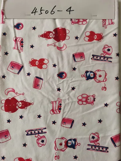 Tissu Minky imprimé de haute qualité, design personnalisé, pour couverture de bébé