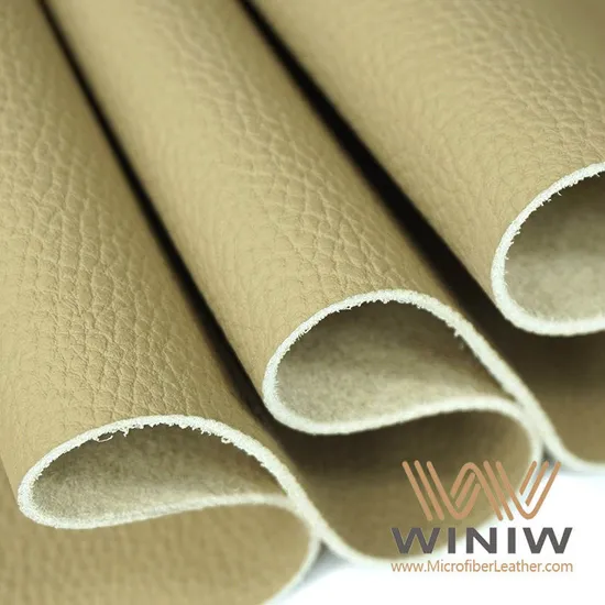 Échantillon gratuit de rouleaux de similicuir imprimés en daim pour automobile, cuir synthétique, microfibre, cuir végétalien