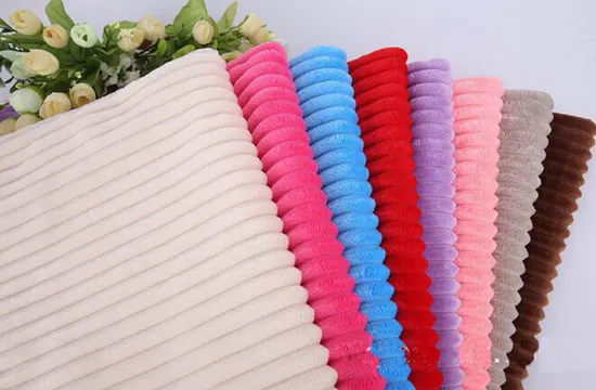 Tissu textile en polyester, tissu polaire en peluche Minky