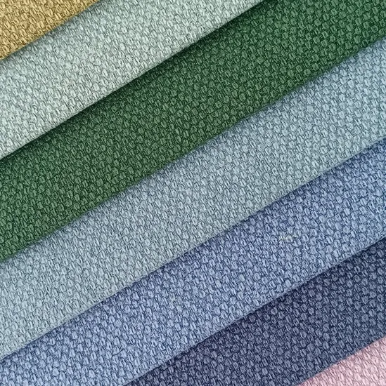 Tissu d'ameublement en polyester et lin, bon marché, pour rembourrage de canapé, coussins de meubles, offre spéciale
