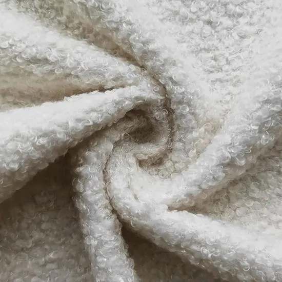 Tissu bouclé pour meubles, rembourrage, canapé, literie, fournisseur chinois